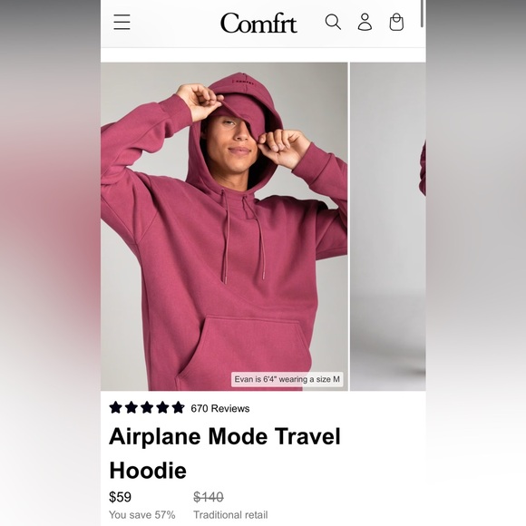 Women's Airplane Mode Travel Hoodie - Picture 11 of 11